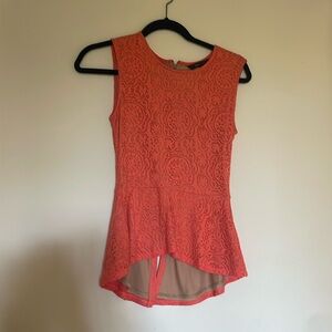 Sleeveless Peplum top